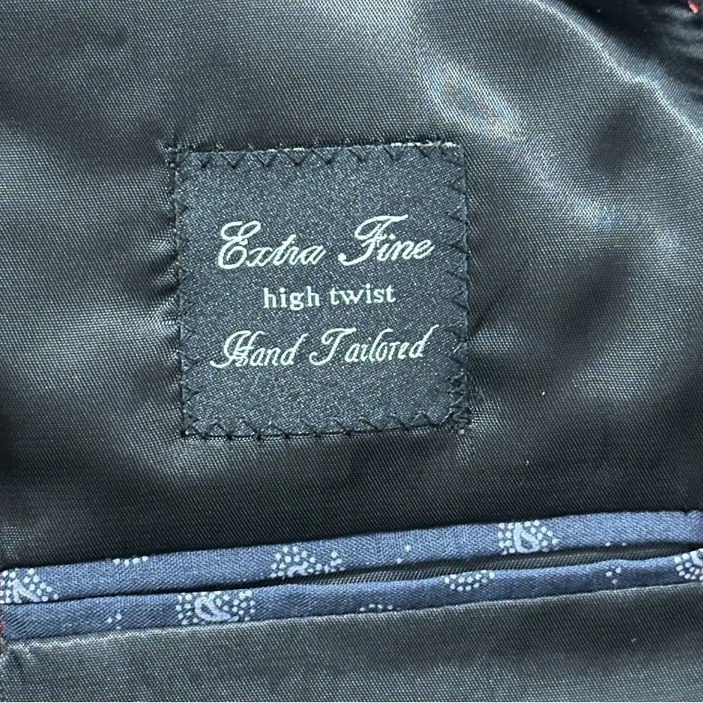 Gino Valentino Suit NWT Men’s Size 38 S Black Single Breasted Jacket 30 S Pants